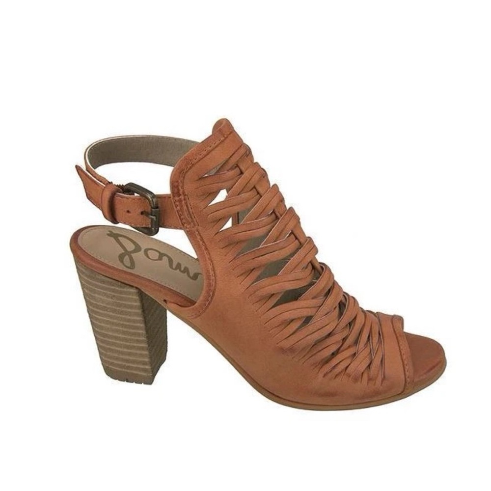Sam Edelman Women's Orange Rust Heeled Sandals‎
